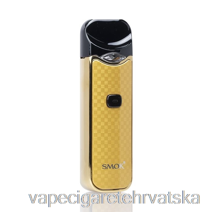 Vape Hrvatska Smok Nord 15w Pod Kit Gold Carbon Fiber